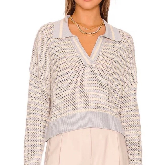 525 America Lavender Size S Cropped Sweater - Picture 3 of 6